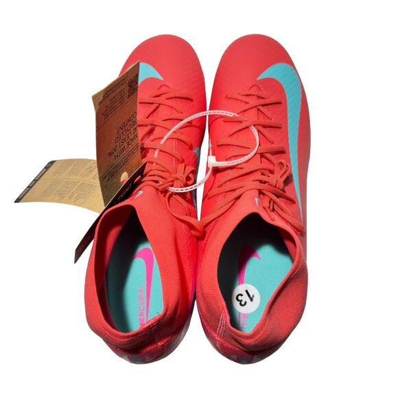 Nike Mercurial Superfly 10 Academy MG Soccer Cleats Red FQ1456-800 Men’s 13 NWT - Picture 11 of 12